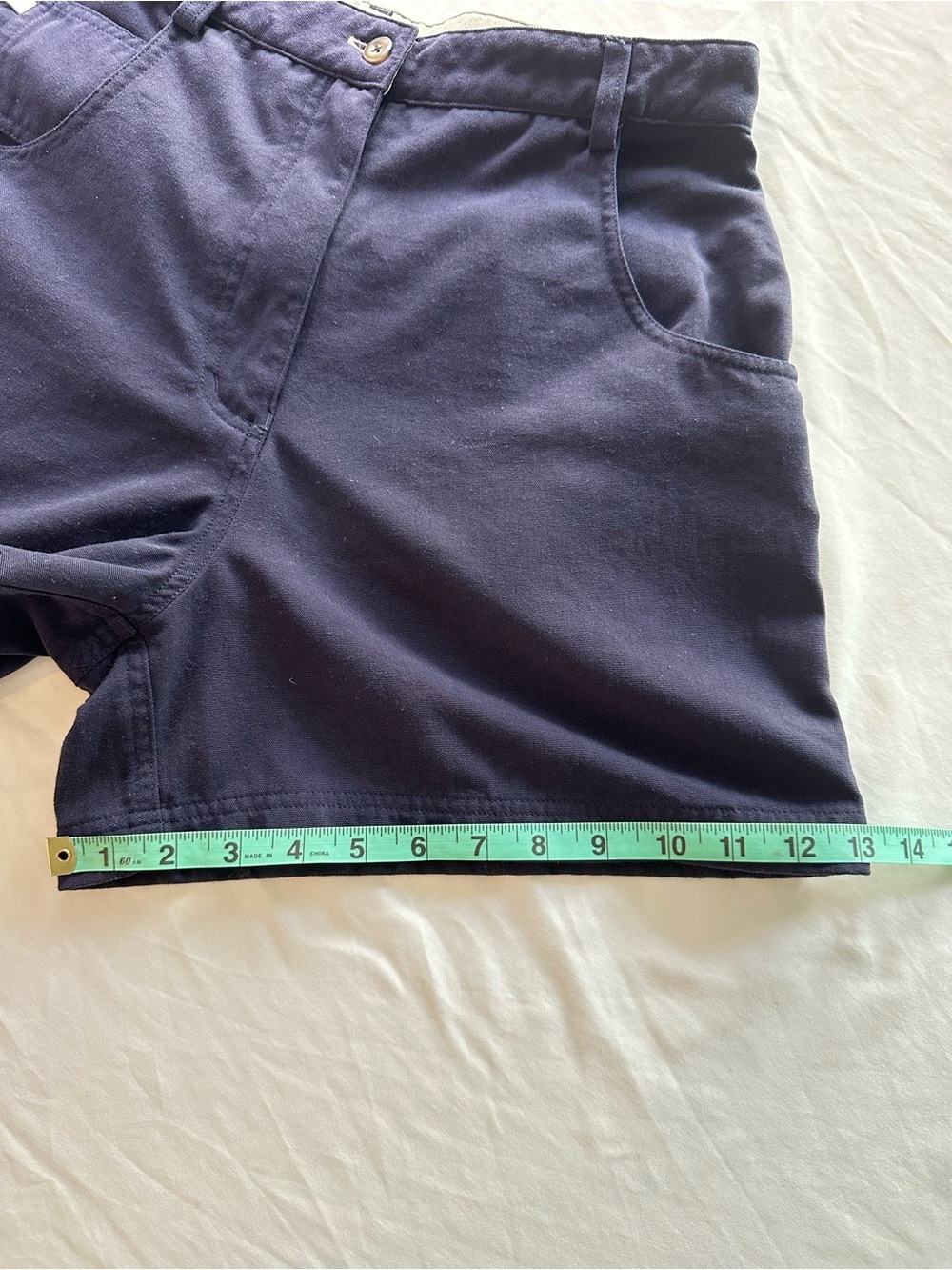 The North Face High Waisted Navy Cargo Hiking Shorts Gorpcore TNF Utility 10 - Picture 9 of 9